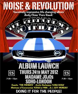 Bermondsey Joyriders Noise and Revolution Bermondsey Joyriders Noise and Revolution