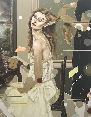 The Maids 2006 Oil on canvas 71 x 55 in/ 180 x 140cm The Maids 2006 Oil on canvas 71 x 55 in/ 180 x 140cm