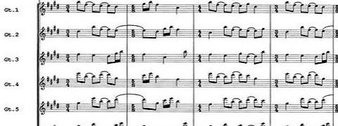 Sheet music