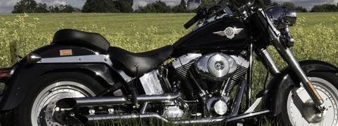 A picture of a motorbike