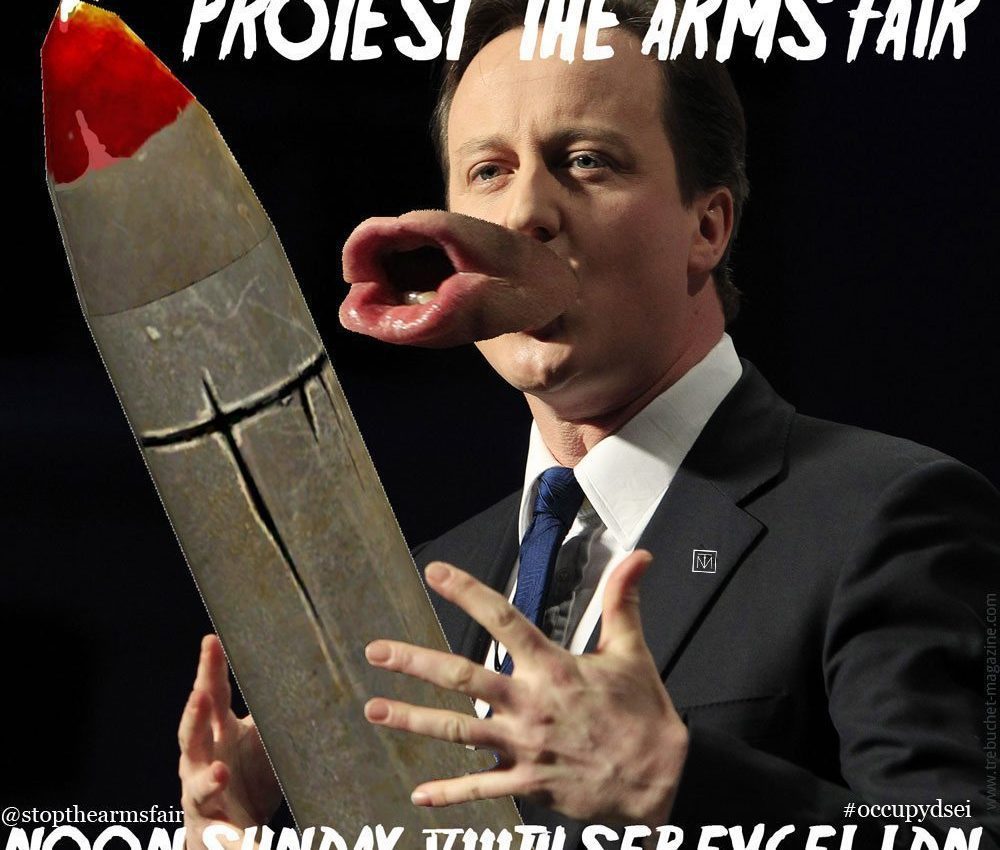 Trebuchet Magazine - Cameron - occupy dsei