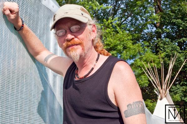 A picture of Simon Friend from The Levellers