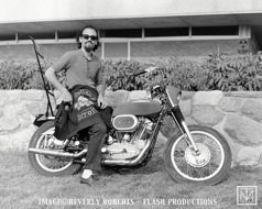 A picture of a biker by Jim Miteff