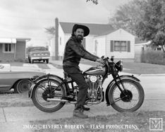 A picture of a biker by Jim Miteff