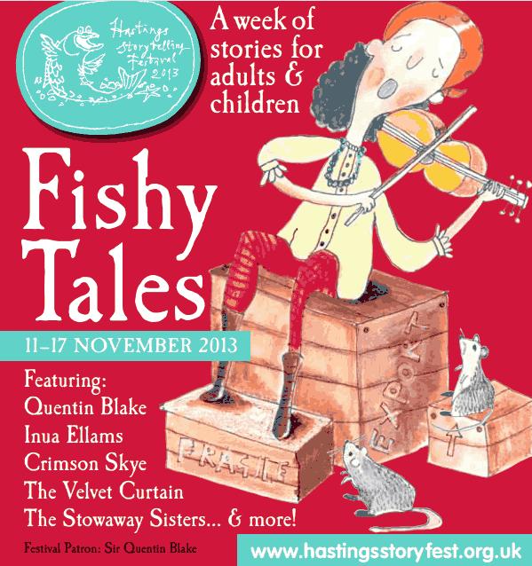 A poster for Hastings Storytelling Festival