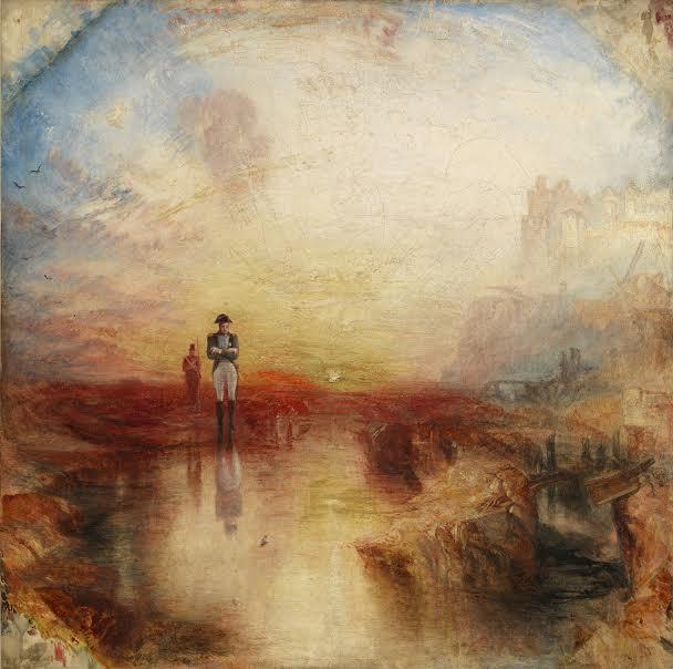 War: The Exile and the Rock Limpet exhibited 1842 Oil paint on canvas support: 794 x 794 mm frame: 1030 x 1025 x 125 mm painting Tate. Accepted by the nation as part of the Turner Bequest 1856
