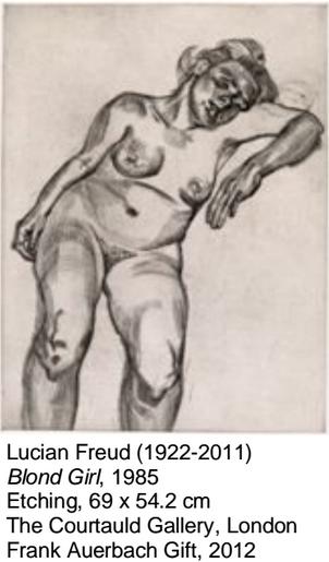 Blond Girl, Lucien Freud