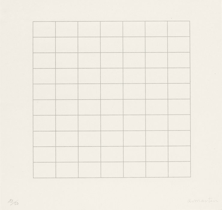 Agnes Martin On a Clear Day 1973