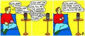 Slave to the circadian rhythm: Satirical Saturday Cartoon on Art by Alex Brenchley 2018