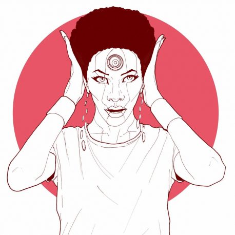 Afro+android (c) DERREN TOUSSAINT