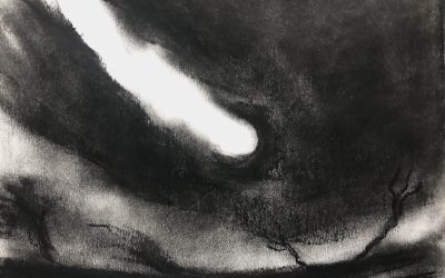 James Johnston Charcoal Drawing