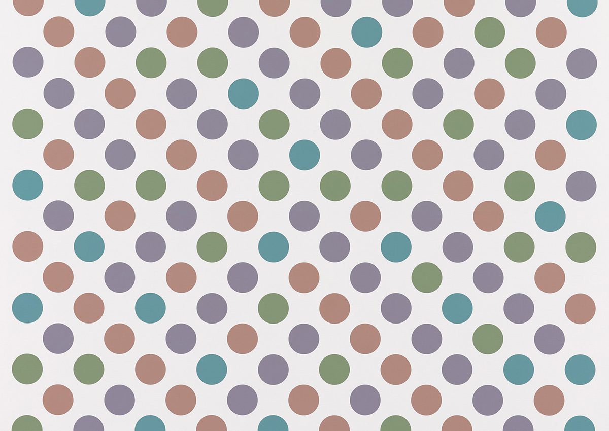 optical painting of coloured circles