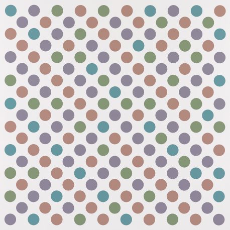 optical painting of coloured circles