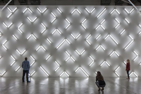 installation of neon lights