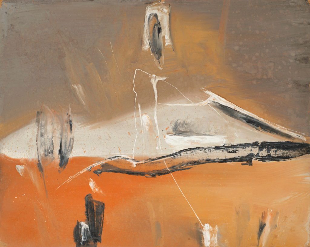 Aubrey Williams, Untitled, c. 1962. Gouache on paper, 50 x 61.5 cm. ©Aubrey Williams Estate.