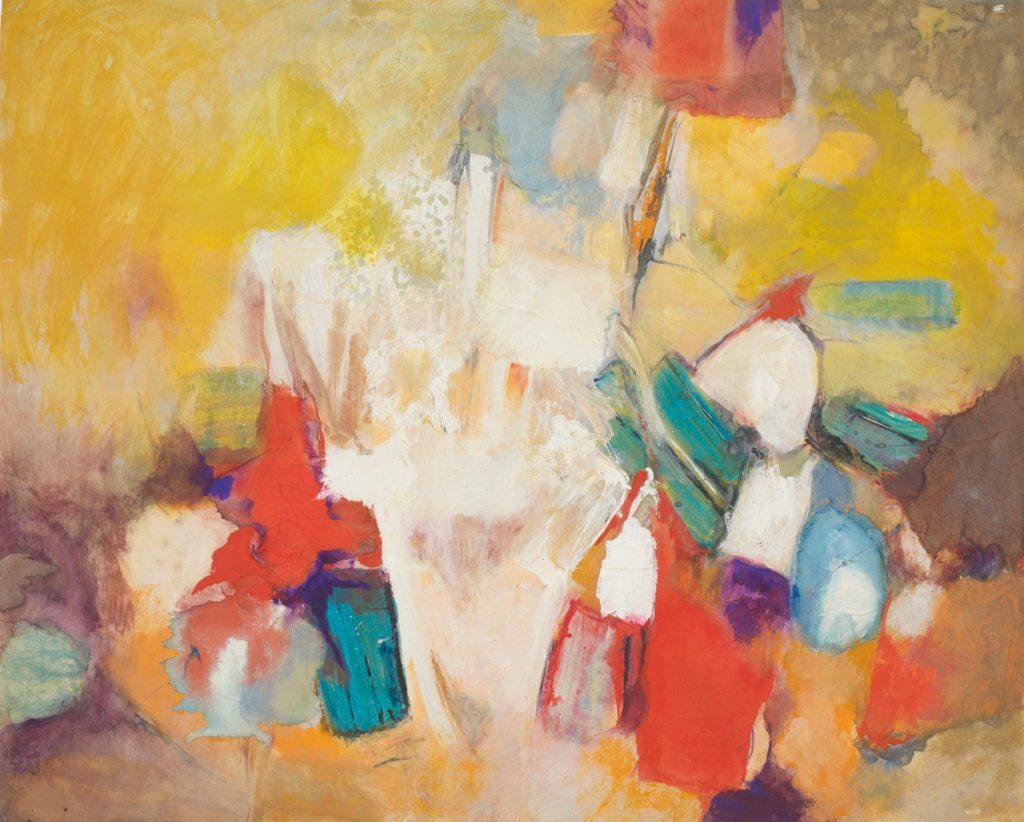 Aubrey Williams, Untitled, c. 1969. Gouache on paper, 61.5 x 76.5 cm. ©Aubrey Williams Estate.