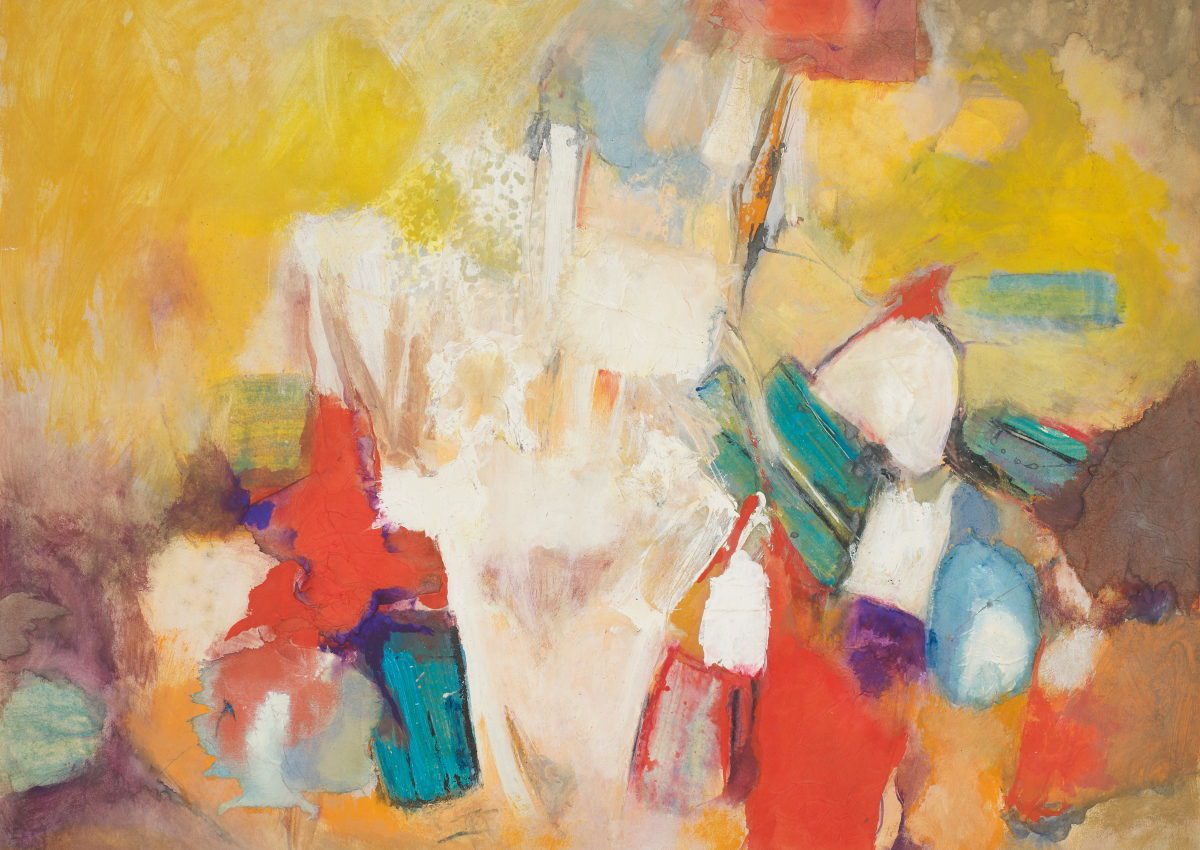 Aubrey Williams, Untitled, c. 1969. Gouache on paper, 61.5 x 76.5 cm. ©Aubrey Williams Estate.