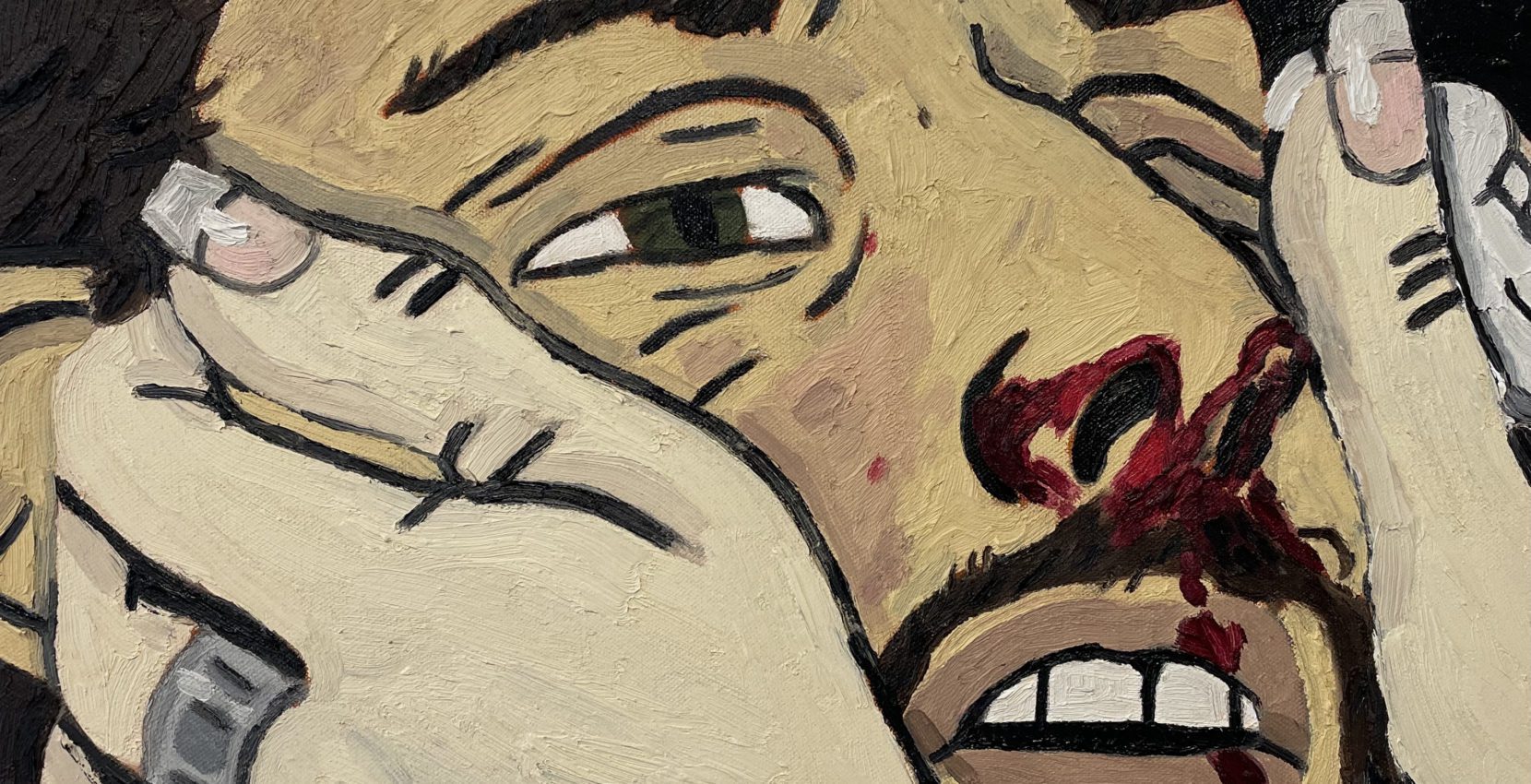 Hannah Wilson, Nosebleed (Adam), 2022.