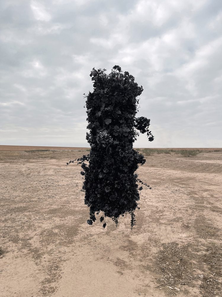 Joël Andrianomearisoa, Installation of OUR LAND JUST LIKE A DREAM, 2022