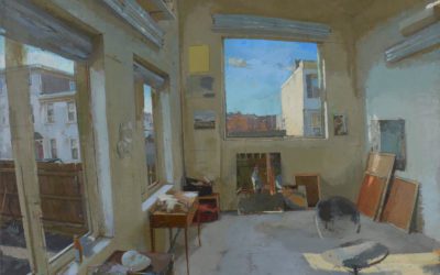Peter Van Dyck, Winter Studio w/ Belmont Hills, 2018
