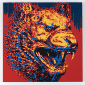 Image of Ai Weiwei, Zodiac Tiger. 2018. Lego bricks. Courtesy of Tang Contemporary Art to be seen at Tokyo Gendai