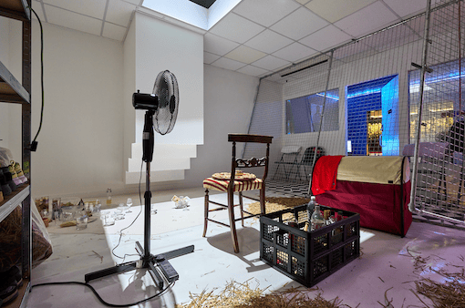 Image shows installation view of R.I.P. Germain a FACT, Liverpool