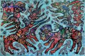 image shows artwork entitled 'ruminations of the mind'