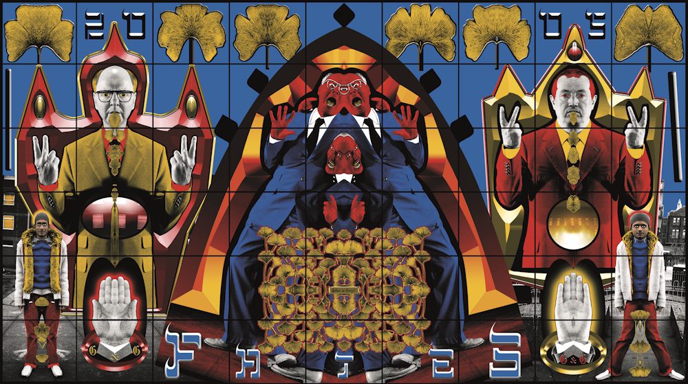 Gilbert & George FATES, 2005 167 11/16 x 299 3/16 in (426 x 760 cm)