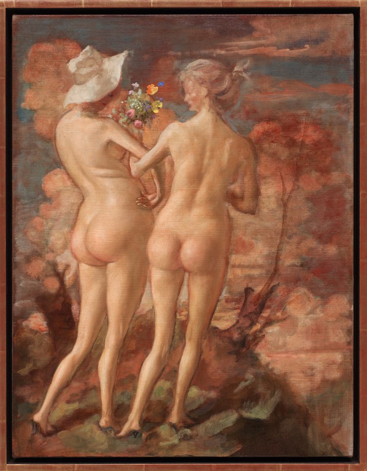 John Currin, Beech Cliff, 2026. Courtesy the Artist and Sadie Coles HQ, London. Photo: Maris Hutchinson