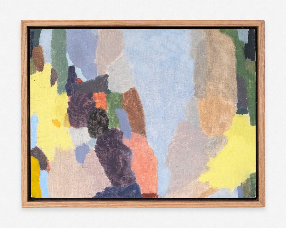 David Abbott, Westron Wynde, 2024. Oil on panel 21 x 16cm x 3cm (framed)