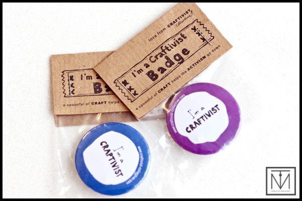 Craftivist badges