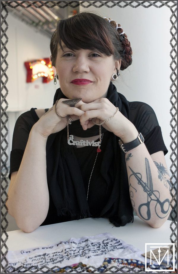 Craftivist Sarah 2