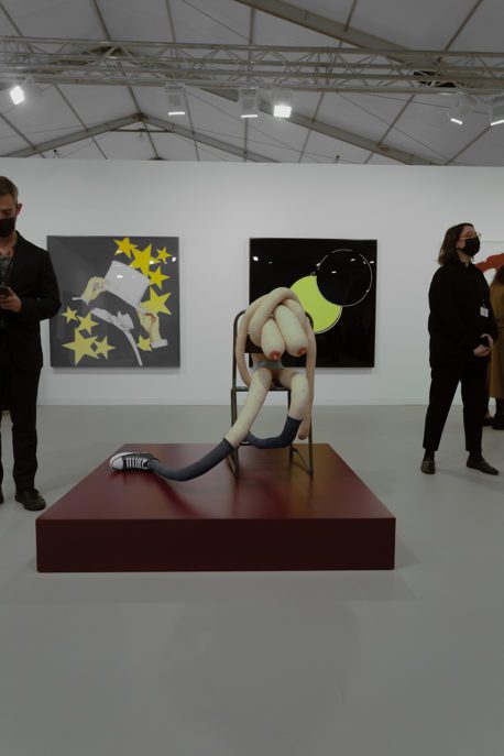 sculpture at art fair