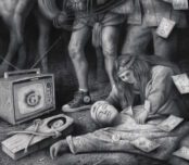 Sverre Malling, Hirams Death (detail), 2024